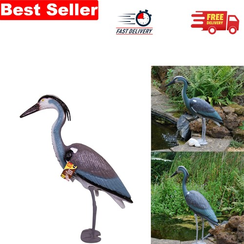 Durable grey heron decoy - durable,
