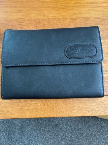 Saab leather document wallet - saab,