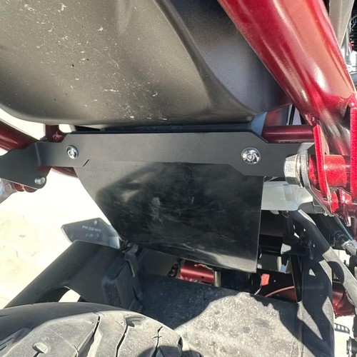Rear shock shield - shield, fender