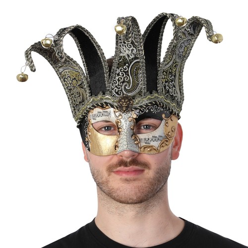 Jester venetian mask - jester,