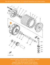 YAMAHA Plate, Thrust 1