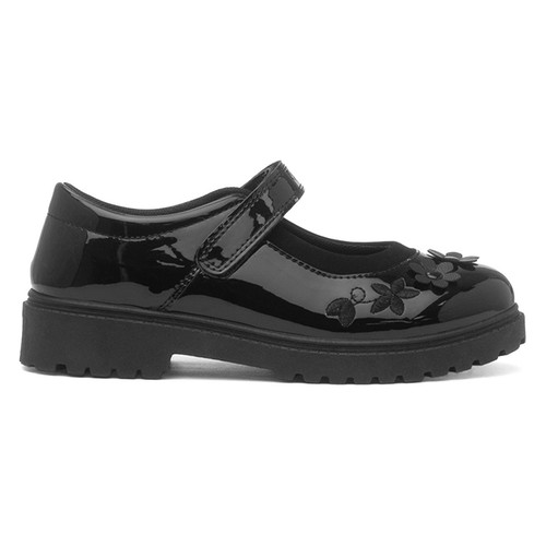 Girls black school shoes - girls,