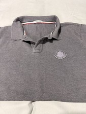 Moncler Grey Polo Shirt Size