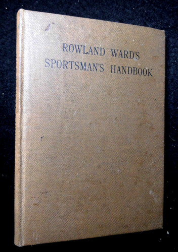 Rowland ward sportsman - rowland, sportsman's
