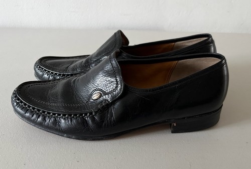 Vintage barker black leather - barker,