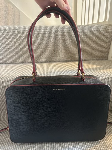 Lulu guinness black leather - lulu,