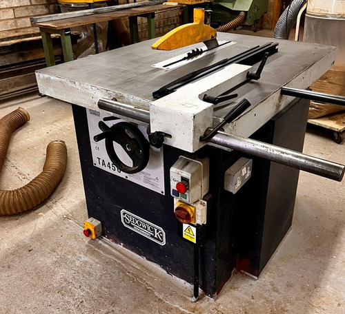 Sedgwick ta450 table saw - table,