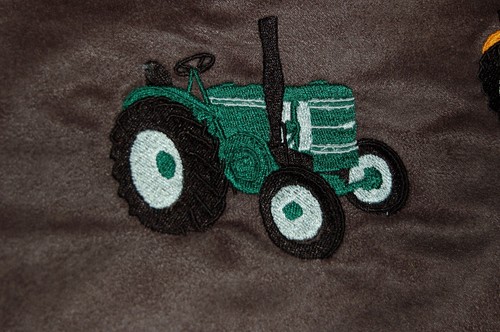 Green field marshall tractor - green,