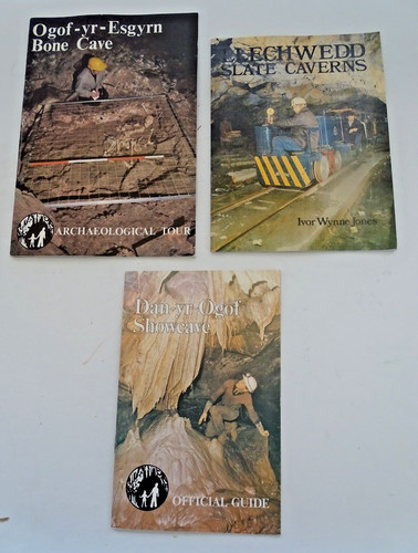 Welsh show caves - brochures,