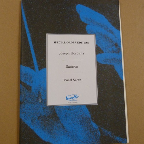 Vocal score joseph horovitz - score,