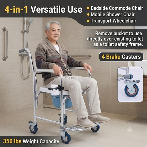 Bedside commode chair - 1,