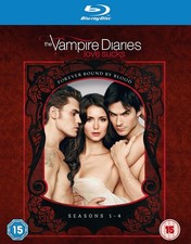 Vampire Diaries, Season 1-4 (Blu-ray) FREE UK POSTAGE / Boxset with dust cover