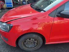 2009 - 2014 VW Polo MK5 6R 3 Door - Passenger Wing In Red With Small Marks