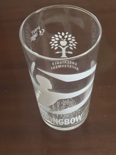 Strongbow pint glasses - strongbow,