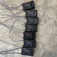 7 x Frsky TFR6 Receivers 2.4Ghz FASST  Compatible 7 Ch Plane Glider NO RESERVE