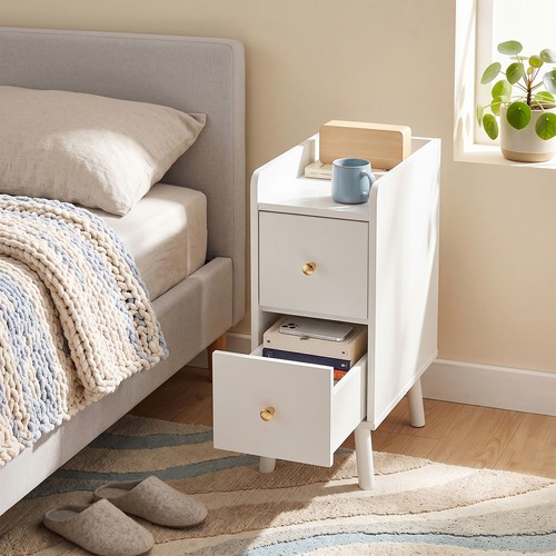 Drawer slim wooden bedside - drawer,