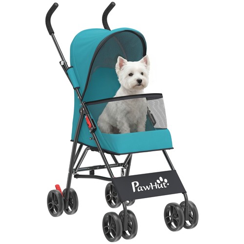 Pawhut foldable dog stroller - pawhut,