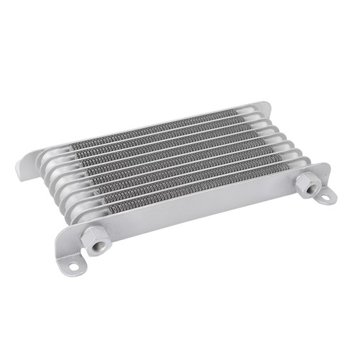 Hot engine oil cooler - hot,