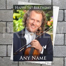 Andre Rieu birthday card. 5x7