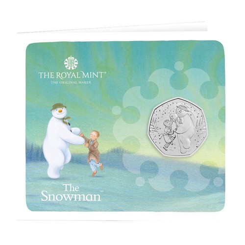 Crawleycoins 2023 snowman 50p - snowman,