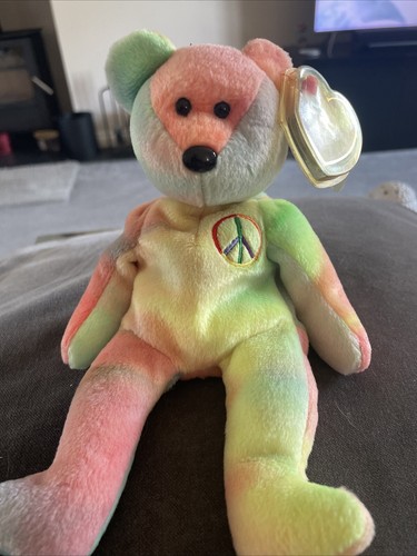 Beanie babies peace bear - ty,