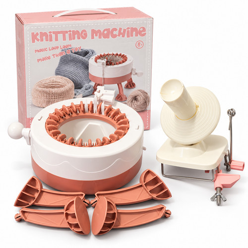 Knitting machine yarn ball - &,