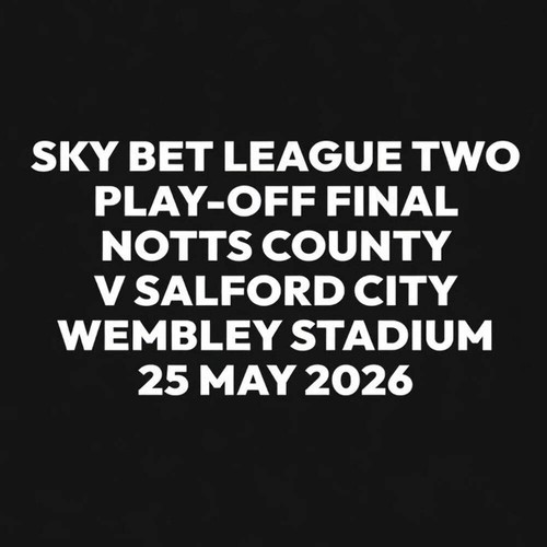 Notts county play off final - notts,
