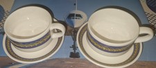Concorde 2 Royal Doulton Droop Nose Cups and Saucers EC1024/1025.
