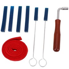  8 Pcs Professional Piano Tuning Mute Kit Tuning Hammer Lever Tuner Mute Kit