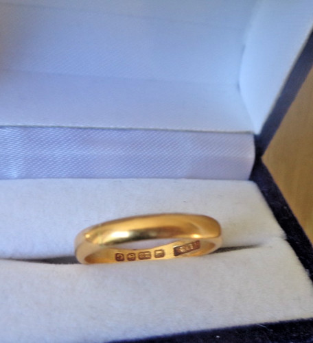 22ct gold wedding - ring, band
