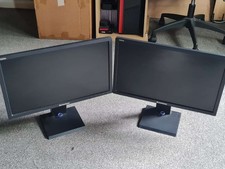 2 Lenovo ThinkVision Monitors – 21” Inches | VGA/DP/HDMI, With Stands