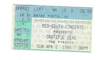 GRATEFUL DEAD TICKET