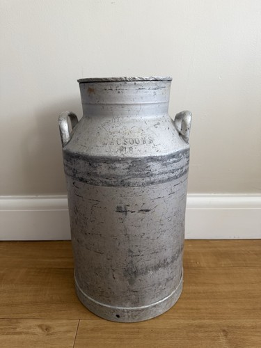 Vintage large aluminum - vintage, milk
