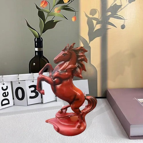 Standing horse resin statue - standing,