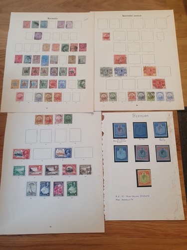 Bermuda gvi stamps - qv-gvi,