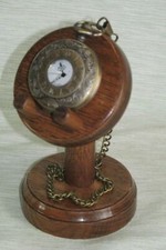 SHAKER POCKET WATCH STAND OAK MAHOGANY HARDWOOD HANGER WOODEN DISPLAY WOOD