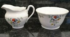 Vintage Heathcote Art Deco Sugar Bowl and Cream/Milk Jug