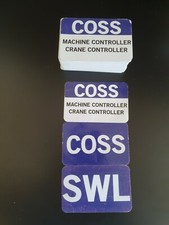 Safety railway Badges COSS/MC