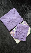 linen, 3pc embroidered salwar