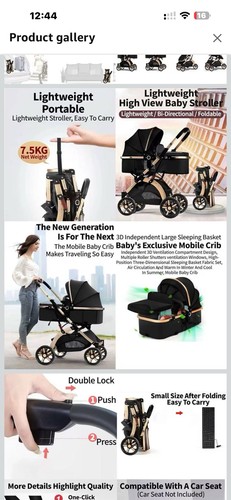Foldable baby stroller - foldable,