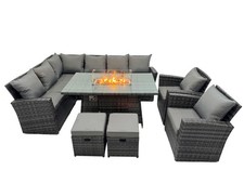 Fimous high back rattan - back, corner