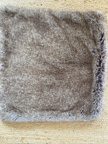 Next brown bear fur cushion - next,