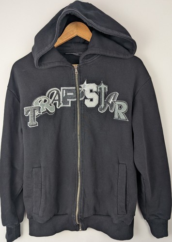 Trapstar hoodie mens black - mens,