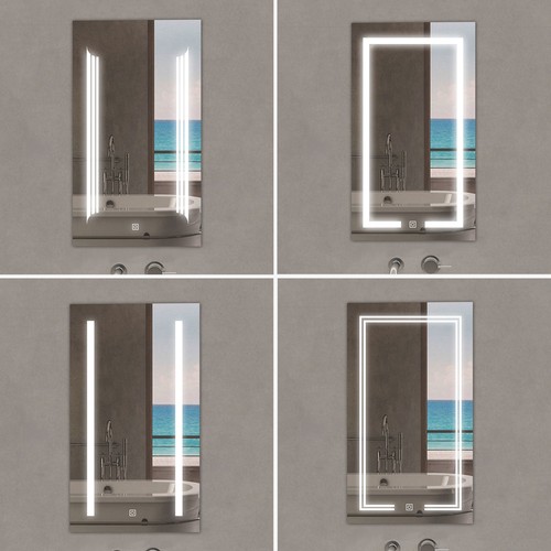 Led bathroom mirror cabinet - bathroom,