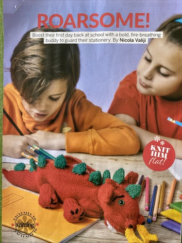Knitting pattern dragon - knitting,
