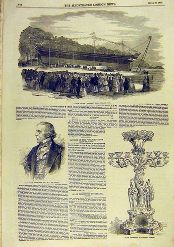 Original old antique print - original,