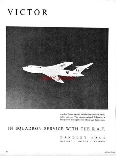 Handley page victor v - 'victor', v-bomber