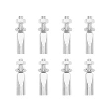 8pcs Cotter Pins Silver for Bike Crank Crank Chainwheel for MTB Folding Bike