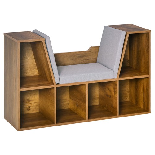 Homcom cube bookshelf - cube,