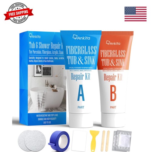 Tub repair kit white - repair, white,